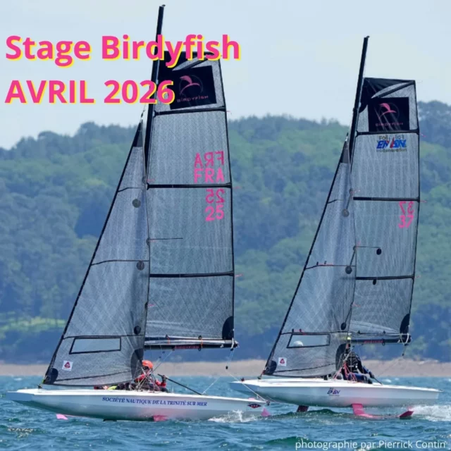 La SNT organise un stage gratuit de Birdyfish à destination des encadrant.e.s adhérents du club.
Si tu veux venir te former sur ce support à foil afin d'en encadrer cet été réponds à ce questionnaire : questionnaire Birdyfish : https://docs.google.com/forms/d/e/1FAIpQLSeE8kyWzLHLKn0WALYGcyE6EmLD7coLYhfJscZx2hrxjbnttw/viewform

Rejoins nous à la Trinité-sur-Mer en avril 2026 pour voler en beauté !

#SNT #Trinité-Sur-Mer #vol #foil #birdyfish waszp encadrant.e.s voile