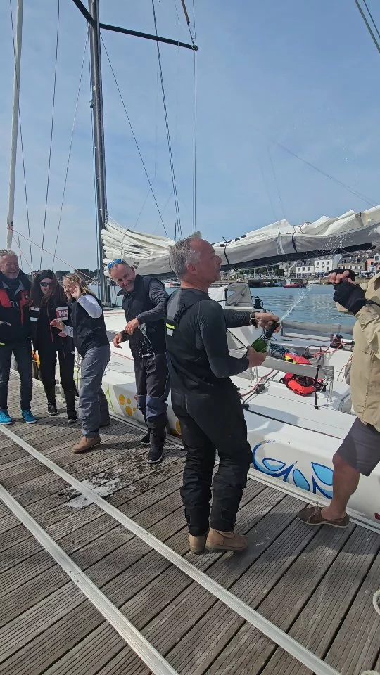 🍾 Canhabaque, premier Osiris à couper la ligne de l'Armen Race Uship 2025

#sailing #bretagne #winner