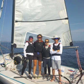 Championnat de France Espoirs Open 5.70 à Martigues avec nos coureurs de la SNT ⛵