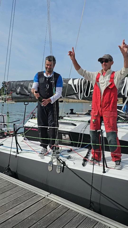 🍾 1er IRC Double en temps réel sur l'Armen Race Uship 2025 Léon de Jean Pierre Kelbert et @alex.loison 

#sailing #bretagne #winner